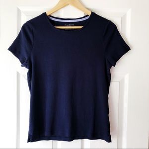 Talbots Navy Crewneck T-shirt